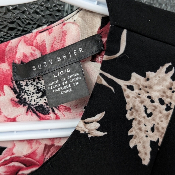 Black and Pink Sleeveless Sheath Midi Dress for Weddings - Picture 4 of 5